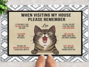 Macskás házirend v2. dekoráció